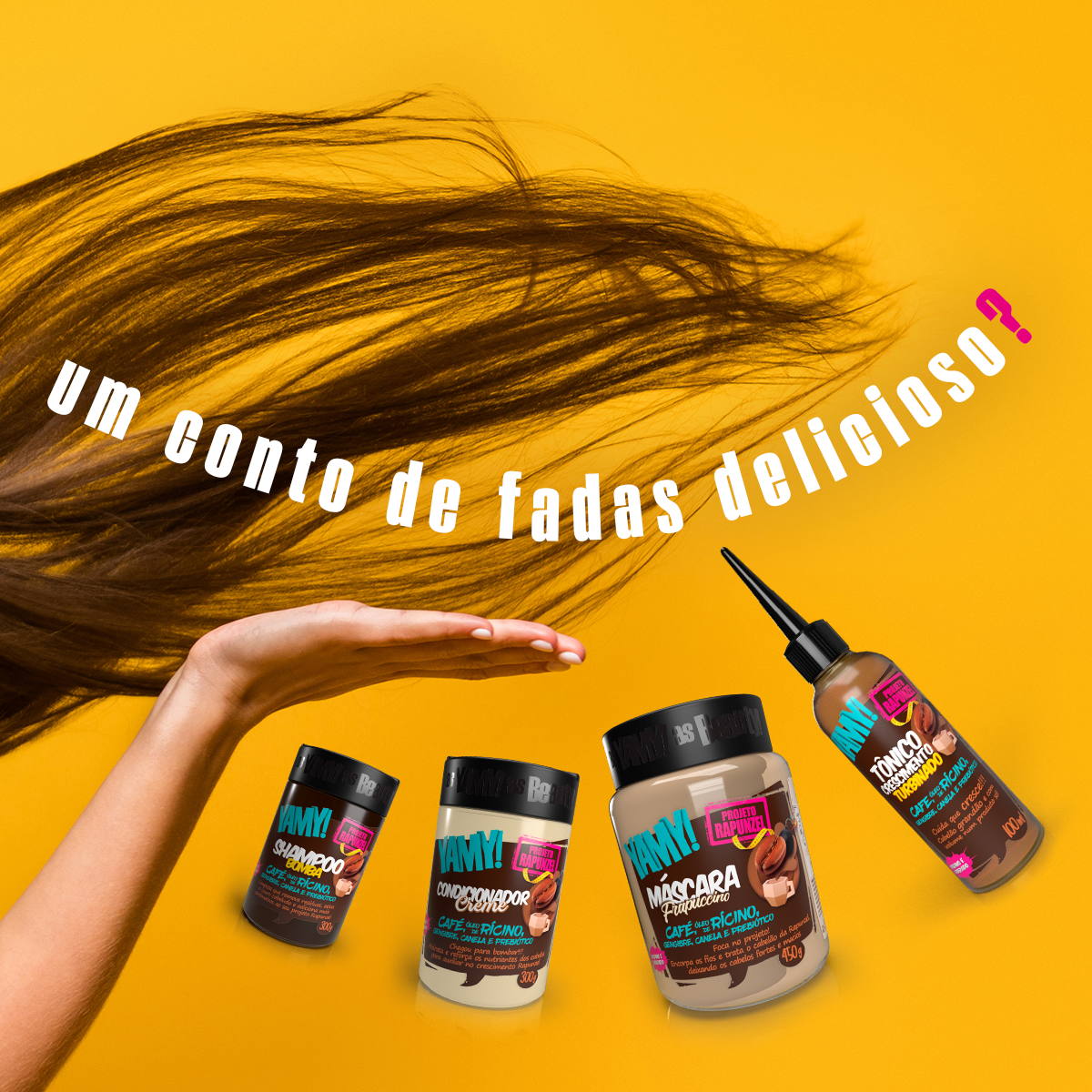 Contos da YAMY! Rapunzel e o cabelo que não crescia.