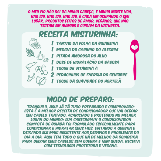 Verso - CONDICIONADOR COMPOTA DE GOIABA YAMY 300G